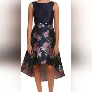 Donna Ricco Blue and Floral Dress